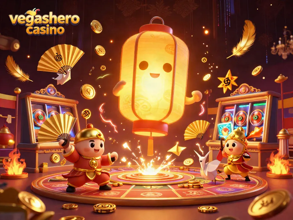 Experience the thrill of vegashero casino with vibrant gaming elements and dynamic characters.