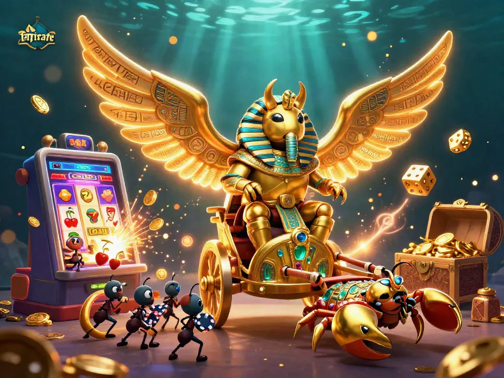 Engage in thrilling gameplay with fatpirate, highlighted by a vibrant casino-themed scene featuring dynamic game elements.