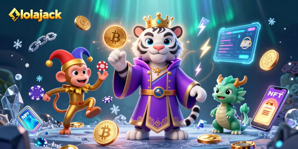 Experience the thrill at lolajack Casino with vibrant characters and dynamic gaming elements.